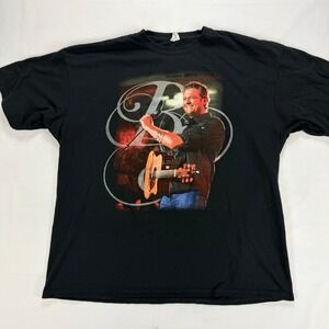 Blake Shelton All About Tonight 2011 Tour Black Concert T-Shirt Mens 2X